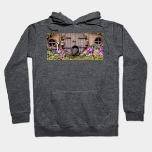 George the mouse in a log pile House spring Hoodie